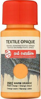 Colore per tessuto Talens Art Creation Textile Opaque Tintura tessile 50 ml Warm Orange - 1
