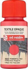 Culaore textilă Talens Art Creation Opaque Vopsea de material Powerful Red 50 ml 1 buc