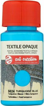 Barva za tekstil Talens Art Creation Textile Opaque Barvilo za tekstil 50 ml Turquoise Blue - 1