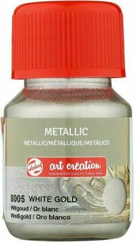 Боя за стъкло Talens Art Creation Metallic 30 ml White Gold - 1