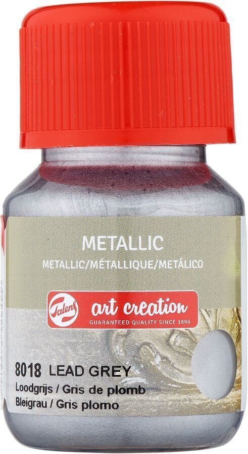 Боя за стъкло Talens Art Creation Metallic Боя за стъкло Lead Grey 30 ml 1 бр