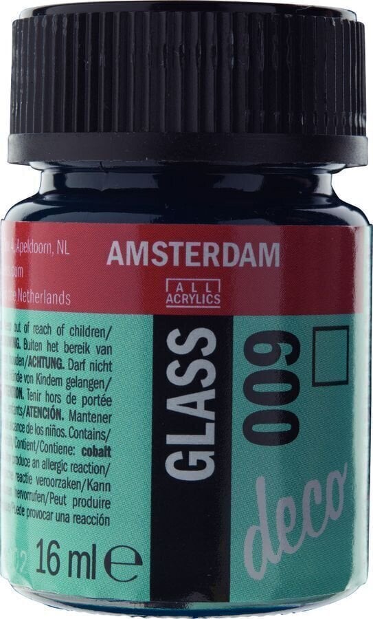 Peinture pour verre Amsterdam Deco Peinture sur verre Green 16 ml 1 pc