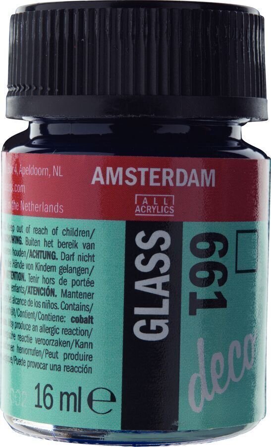 Peinture pour verre Amsterdam Deco Peinture sur verre Turquoise Green 16 ml 1 pc