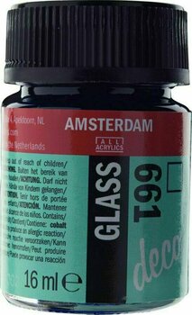 Peinture pour verre Amsterdam Deco Peinture sur verre Turquoise Green 16 ml 1 pc - 1