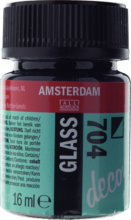 Barva za steklo Amsterdam Glass Deco Steklena barva 16 ml Siva