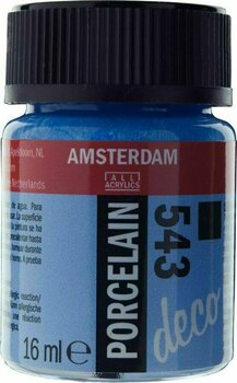 Porseleinverf Amsterdam Deco Verf voor porselein 543 Soft Blue Opaque 16 ml 1 stuk - 1