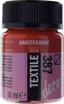 Peinture pour tissu Amsterdam 59163870 Peinture pour tissu 387 Bright Red 16 ml 1 pc - 1
