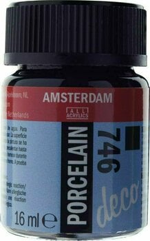 Peinture porcelaine Amsterdam Deco Peinture pour porcelaine 746 Black Opaque 16 ml 1 pc - 1
