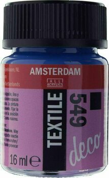 Peinture pour tissu Amsterdam 59165490 Peinture pour tissu 549 Blue Violet Opaque 16 ml 1 pc - 1