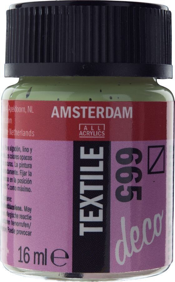 Peinture pour tissu Amsterdam 59166650 Peinture pour tissu 665 Spring Green 16 ml 1 pc