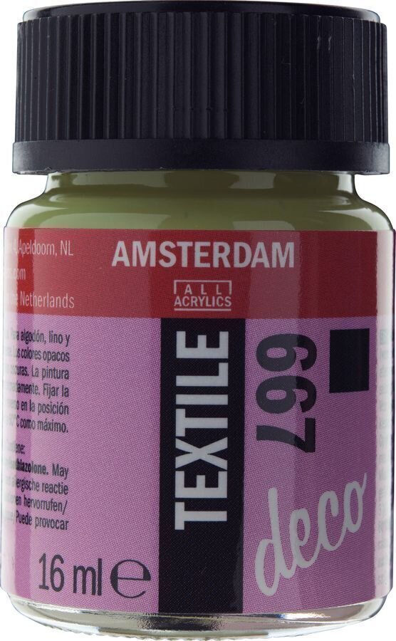 Peinture pour tissu Amsterdam 59166670 Peinture pour tissu Spring Green Opaque 16 ml 1 pc