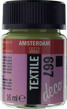 Peinture pour tissu Amsterdam 59166670 Peinture pour tissu Spring Green Opaque 16 ml 1 pc - 1