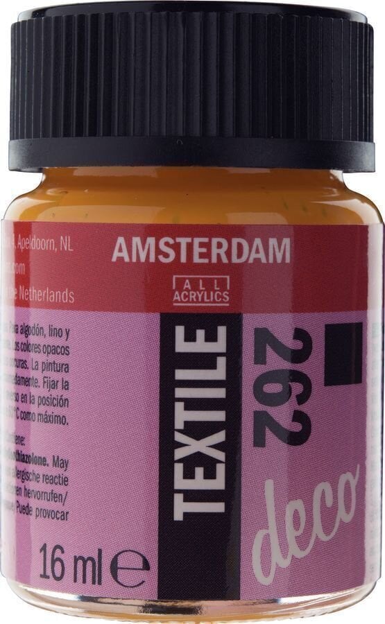 Peinture pour tissu Amsterdam 59162620 Peinture pour tissu 262 Gold Yellow Opaque 16 ml 1 pc