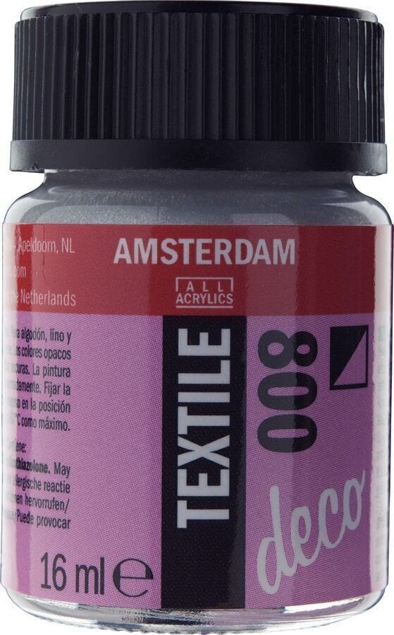 Peinture pour tissu Amsterdam 59168000 Peinture pour tissu Silver 16 ml 1 pc
