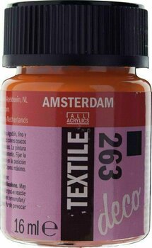Peinture pour tissu Amsterdam 59162630 Peinture pour tissu 263 Orange Opaque 16 ml 1 pc - 1