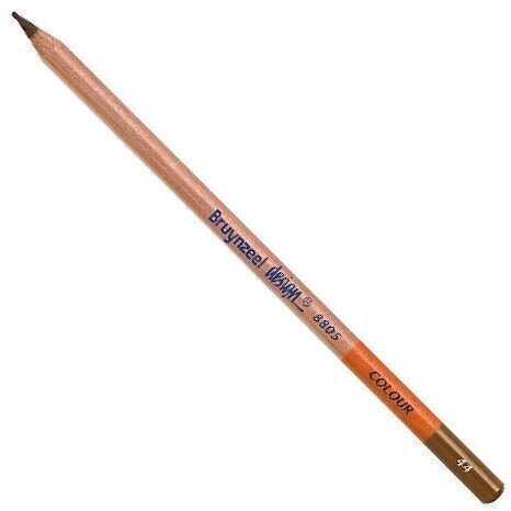 Colour Pencil Bruynzeel Coloured Pencil Mid Brown 1 pc