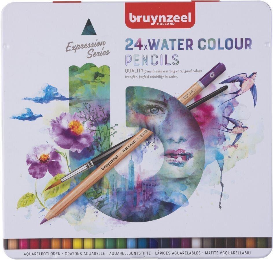 Aquarelpotlood Bruynzeel Set of Watercolour Pencils 24 pcs