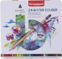 Aquarelpotlood Bruynzeel Expression Tin Set waterverfpotloden 24 pcs