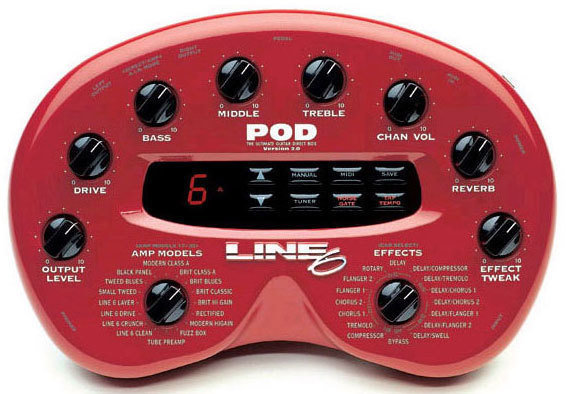 Мултиефект за китара Line6 POD 2