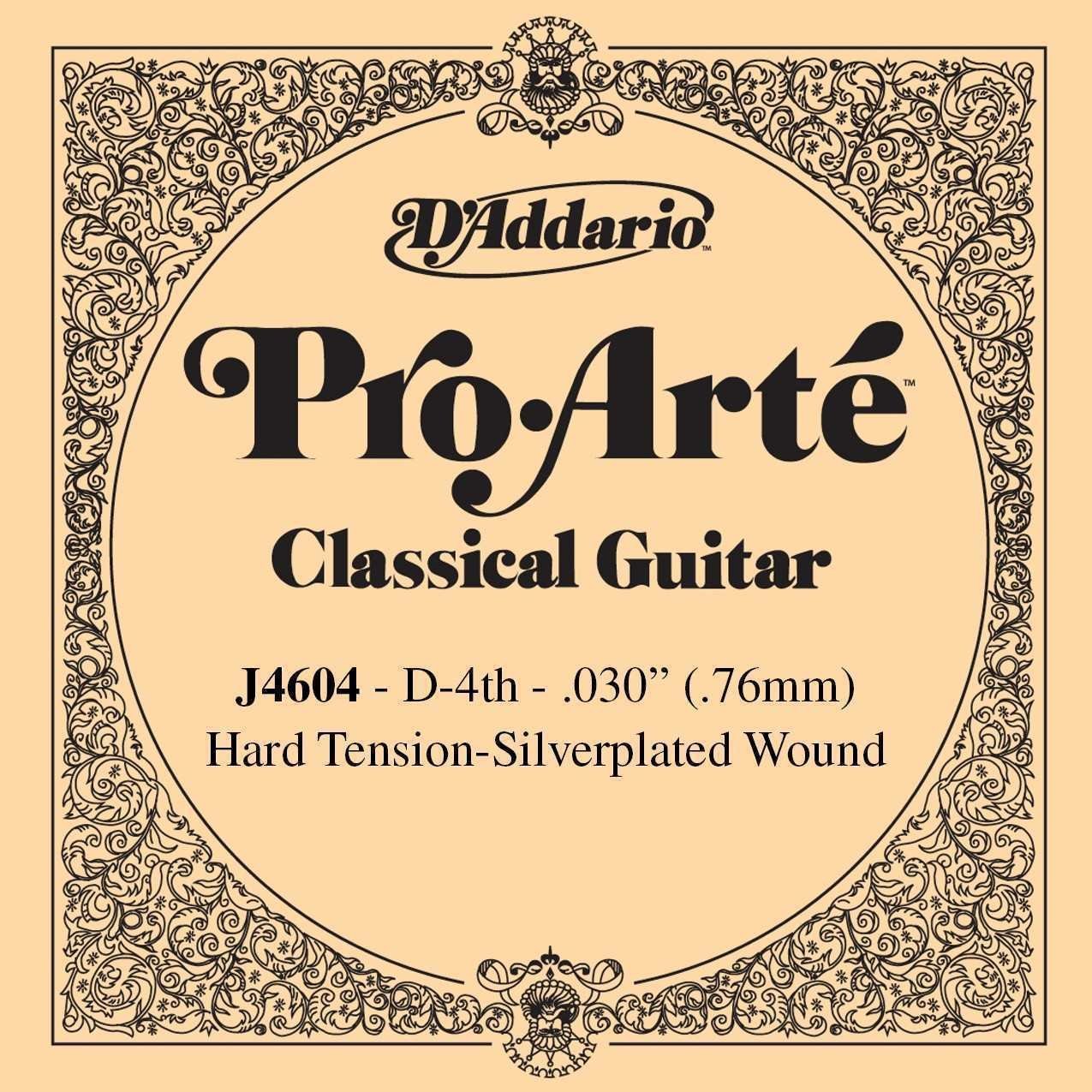 Különálló klasszikus gitárhúr D'Addario J4604 Különálló klasszikus gitárhúr