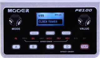 Gitaar multi-effect MOOER PE100 Gitaar multi-effect