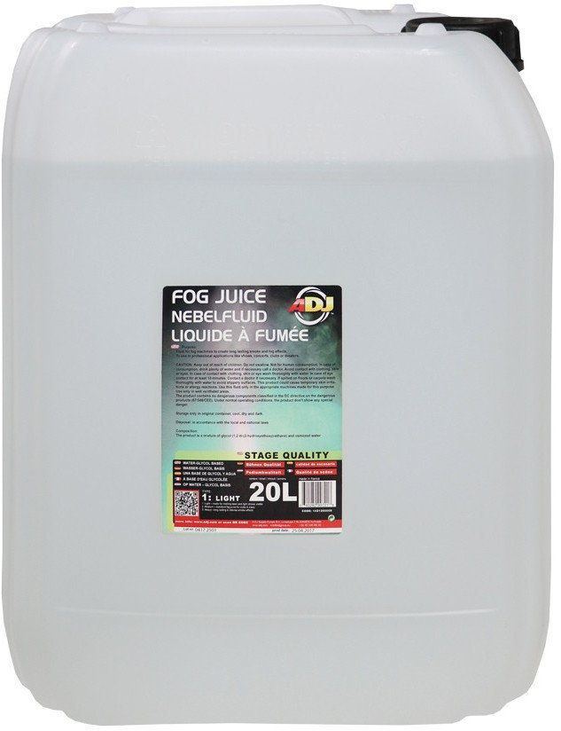 Fog fluid
 ADJ 1 light - 20L Fog fluid
