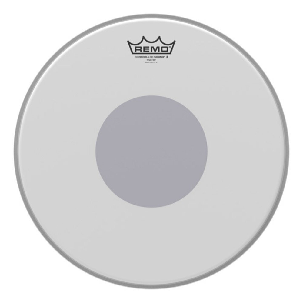 Kожа за барабан Remo CX-0112-10 Controlled Sound X Coated Black Dot 12" Kожа за барабан