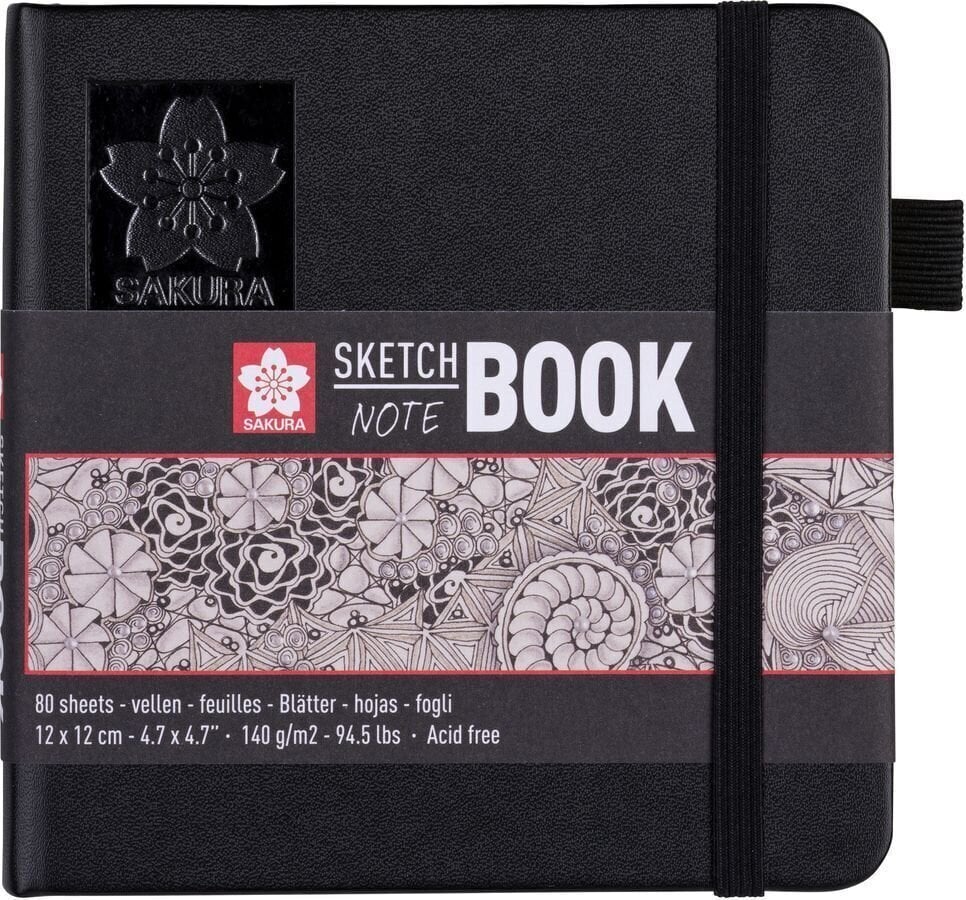 Schetsboek Sakura Sketch/Note Book 12 x 12 cm 140 g