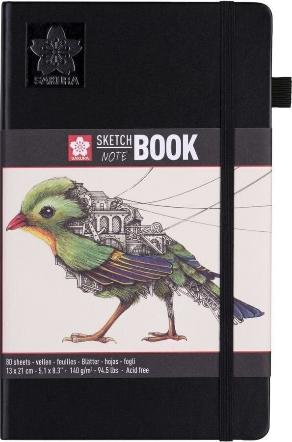 Sketchbook Sakura Sketch/Note Book 13 x 21 cm 140 g Sketchbook