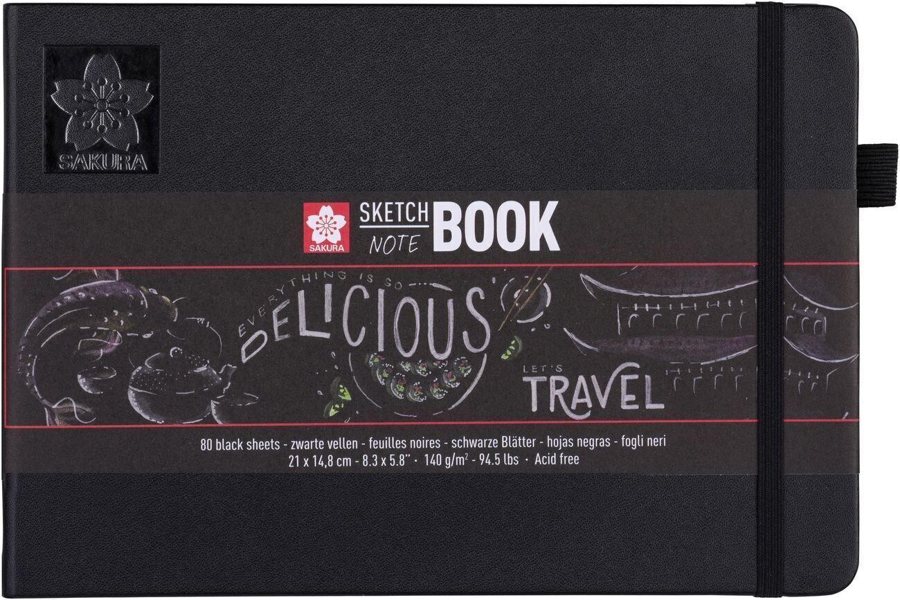 Livro de desenho Sakura Sketch/Note Book 21 x 15 cm 140 g