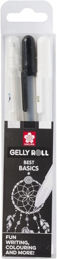 Marker
 Sakura Gelly Roll Penna gel Black/White/Clear 3 pezzi