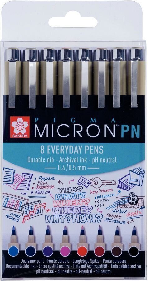 Sakura Pigma Micron PN 8 Set