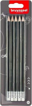 Graphite Pencil Bruynzeel 60211005 Set of Graphite Pencils 5 pcs - 1