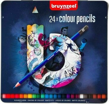 Pencils for Kids Bruynzeel Tin 24 Set of Pencils for Kids 24 pcs - 1
