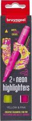 Markierstift Bruynzeel Highlighters Markierstift Yellow Pink 2 Stck