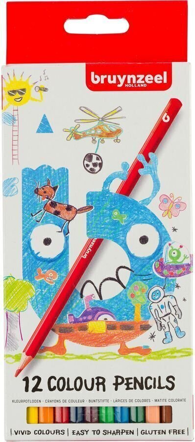 Ołówki dla dzieci Bruynzeel Zestaw ołówków dla dzieci 12 szt
