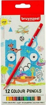 Ołówki dla dzieci Bruynzeel Zestaw ołówków dla dzieci 12 szt - 1
