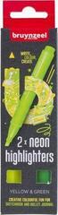 Markierstift Bruynzeel Highlighters Markierstift Yellow Green 2 Stck
