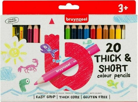 Crayon pour enfants Bruynzeel Thick/Short Coffret crayons pour enfants 20 pcs - 1