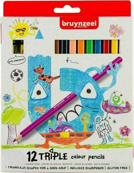 Matite per bambini Bruynzeel Ensemble de crayons pour enfants 12 pezzi - 1