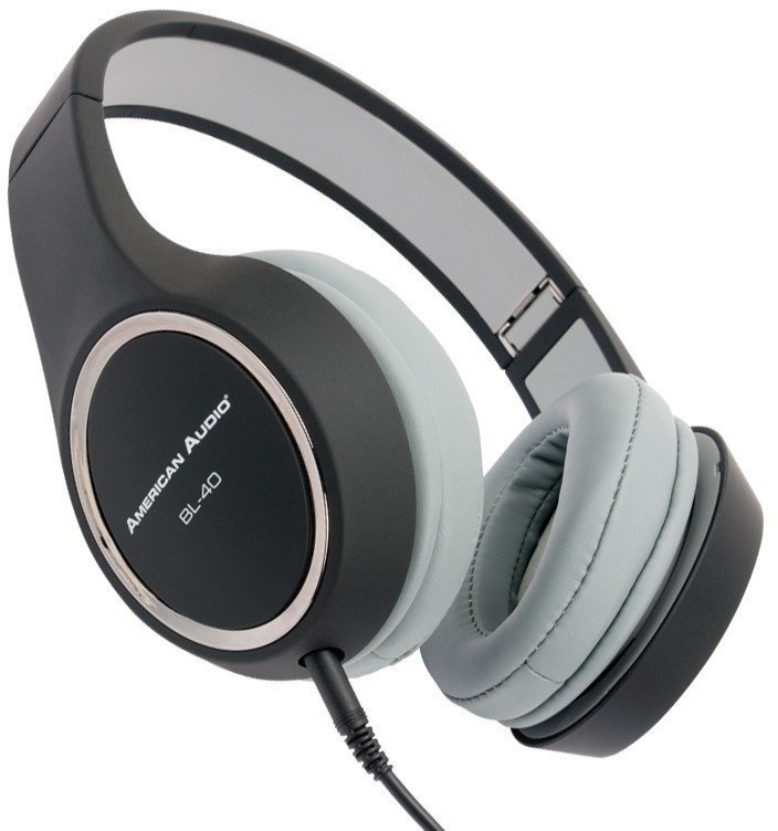 Slušalice na uhu American Audio BL-40B Crna