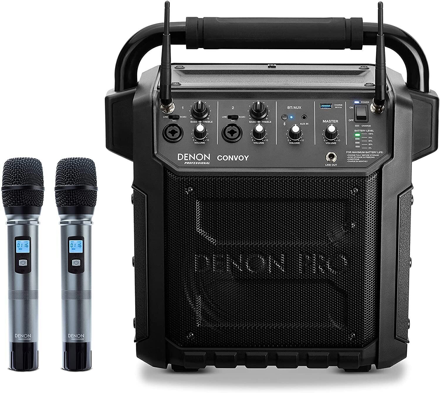 Battery powered PA system Denon Convoy Battery powered PA system