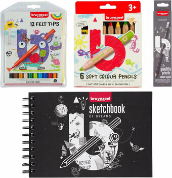 Felt-Tip Pen Bruynzeel Kids Felt Tips Markers Set - 1