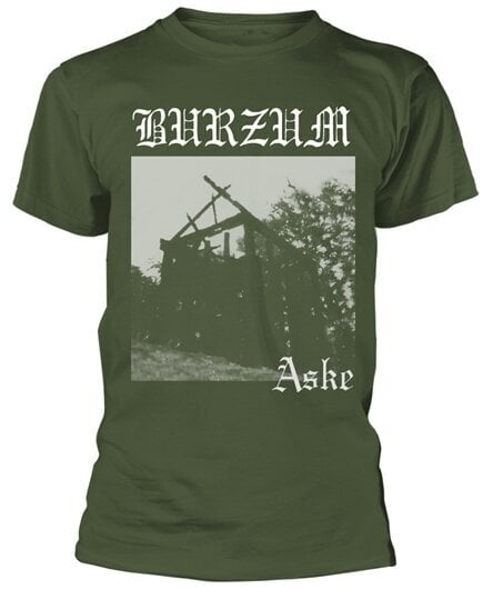 T-shirt Burzum T-shirt Aske Homme Green M