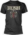 Rush American Tour 1977 T-shirt à manches courtes Grey 2XL