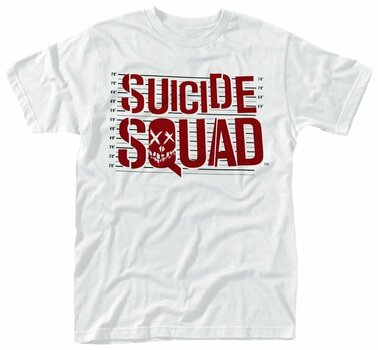 Πουκάμισο Suicide Squad Πουκάμισο Logo Line Up White M - 1