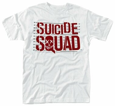 Πουκάμισο Suicide Squad Πουκάμισο Logo Line Up White 2XL - 1