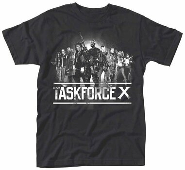 T-Shirt Suicide Squad T-Shirt Task Force X Unisex Black M - 1