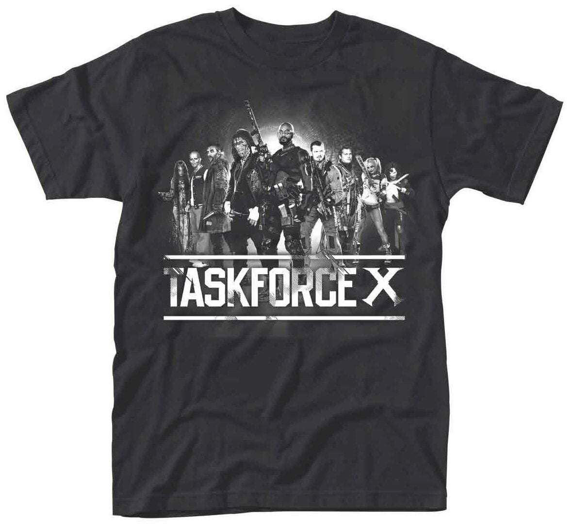 T-shirt Suicide Squad Task Force X Black XL T-shirt