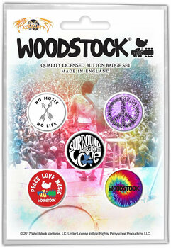 Badge Woodstock Surround Yourself With Love Badge - 1
